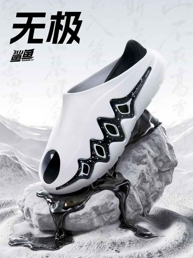 RIGORER Shark 3 Sports Slides: Post - Game Recovery, Summer Outdoor, Anti - Slip Basketball Sandals for Men & Women Z325160508