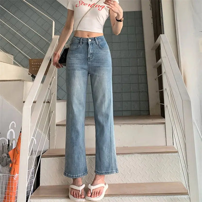 2025 Women  Jean Japan Vintage Style Low-Waisted Slimming Jeans Women's Bell-Bottom Pants Summer Season Fashion Y2K Jeans