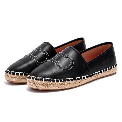 Womens Sneakers Round Toe Lace-up Flat Stylish Leather Casual Shoe Comfortable Women Vulcanized Shoes