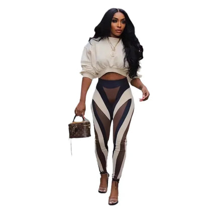 Fashionable Sexy Long Sleeve Hoodie And Pants Set New Arrival Cross-Border Women's Wear from Mainland China Elegant Skirt Set