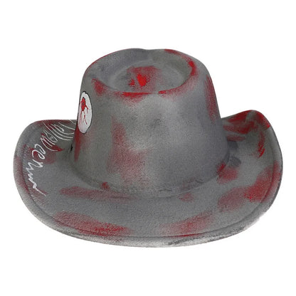EtherealBe Halloween Cowboy Hat for Adults - Spooky Style