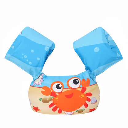 Baby Float Cartoon Arm Sleeve Life Jacket Swimsuit Foam Safety Swimming Training Floating Pool Float Swimming Ring Children Swim