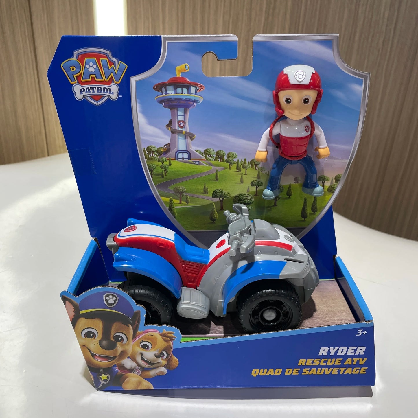 Original Paw Patrol Rex’s Dinosaur Rescue Vehicle with Collectible Action Figure Anime Doll Kids Toy Birthday Christmas Gift