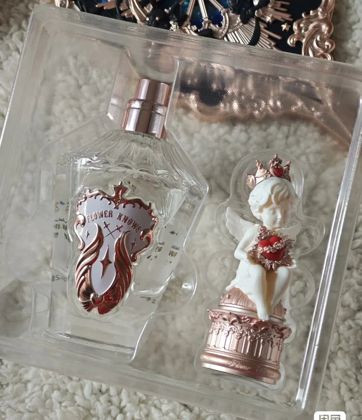 Flowerknows Eau de Parfum The Strawberry Cupid Perfume 1.7 oz / 50ml Lasting Women's Floral Gourmand Perfume for Women for Gifts