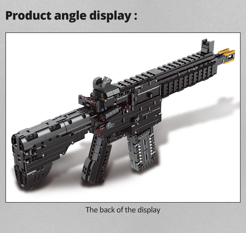 ZKZC WW2 Military Weapon Shotgun Sniper Rifle Assault Rifle Building Block City Police Pistol Brick Children Toys Gifts