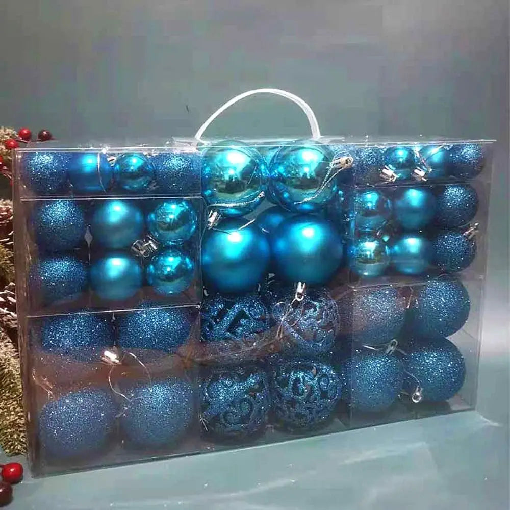 100pcs Christmas Decor Tree Xmas Balls Party Wedding Ornament Party Supplies Xmas Ornament Ball Xmas