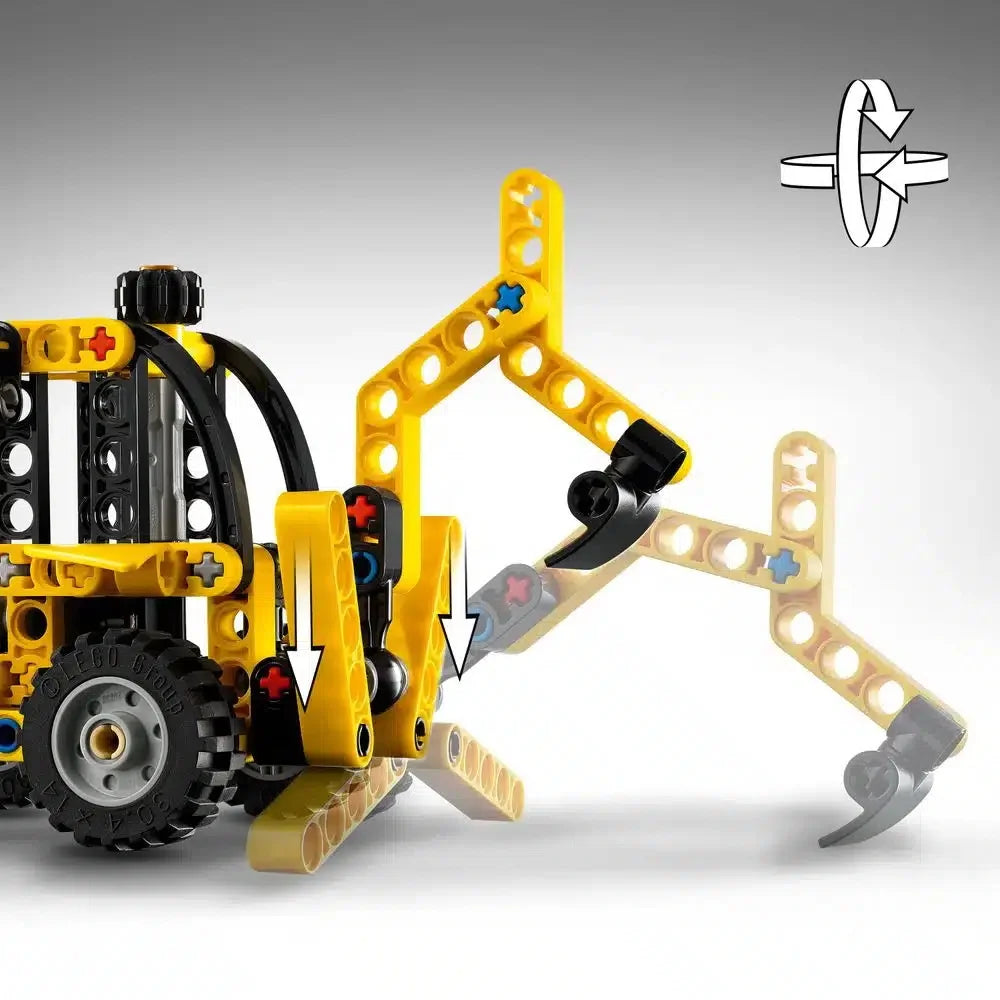 LEGO Mechanical Group 42197 Large Excavator Loader, Children's Puzzle Building Blocks, Boys' Toy Gift