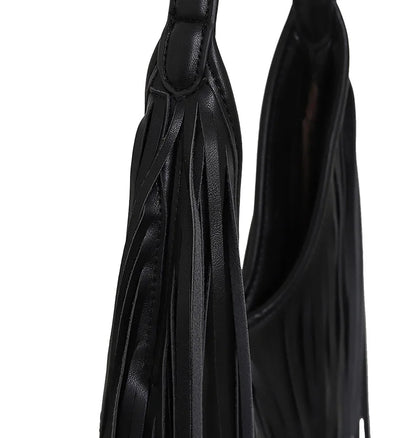 Long Tassels Women handbag Fashion Shoulder Bags for ladies hand bag Soft PU leather casual hobos armpit bag female Tote