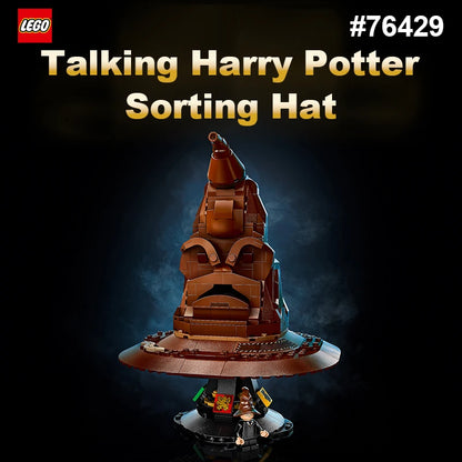 LEGO 76429 Talking Sorting Hat 561 PCS for Harry Potter  fans  Buiding Blocks Model DIY Toys For Boys Girl Gift ages 18+
