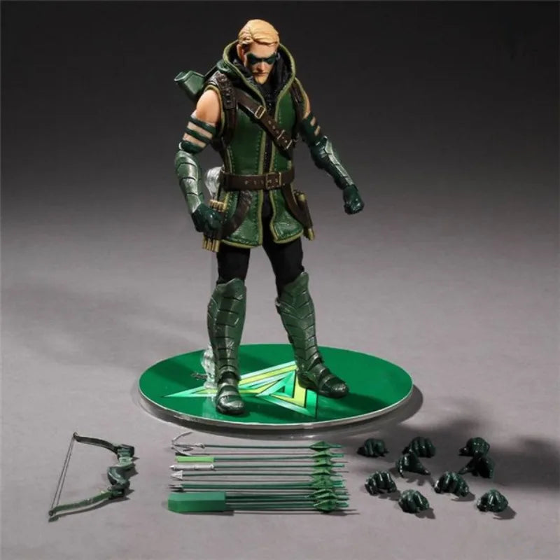 Hot toys Marvel DC Anime Superheroes Green Arrow Oliver Queen joint Movable Action Figure Collectible Model Toy Figures gifts