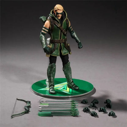 Hot toys Marvel DC Anime Superheroes Green Arrow Oliver Queen joint Movable Action Figure Collectible Model Toy Figures gifts