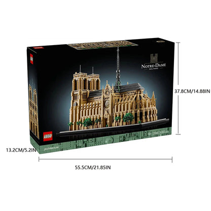 21061  LEGO  Architecture Notre-Dame de Paris Replica, Architectural Model Kit, Collectible Building Set for Adults