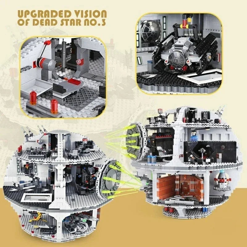 2026 NEW Bricks Great Ultimate UCS Galacy Empire Masterpiece Death Star Battle III Station Model Birthday Gift