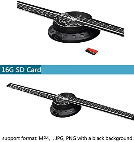 3D Hologram Fan 3D Holographic Projector Advertising Display Light HD Holographic Projector Store Bars Party Christmas Halloween