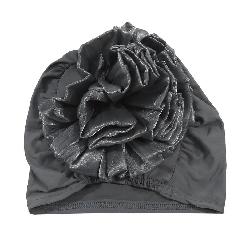 Women's Hats Spring Summer Floral Beanie Hat Muslim Stretch Turban Hat Cap Hair Loss Headwear Hijib Cap