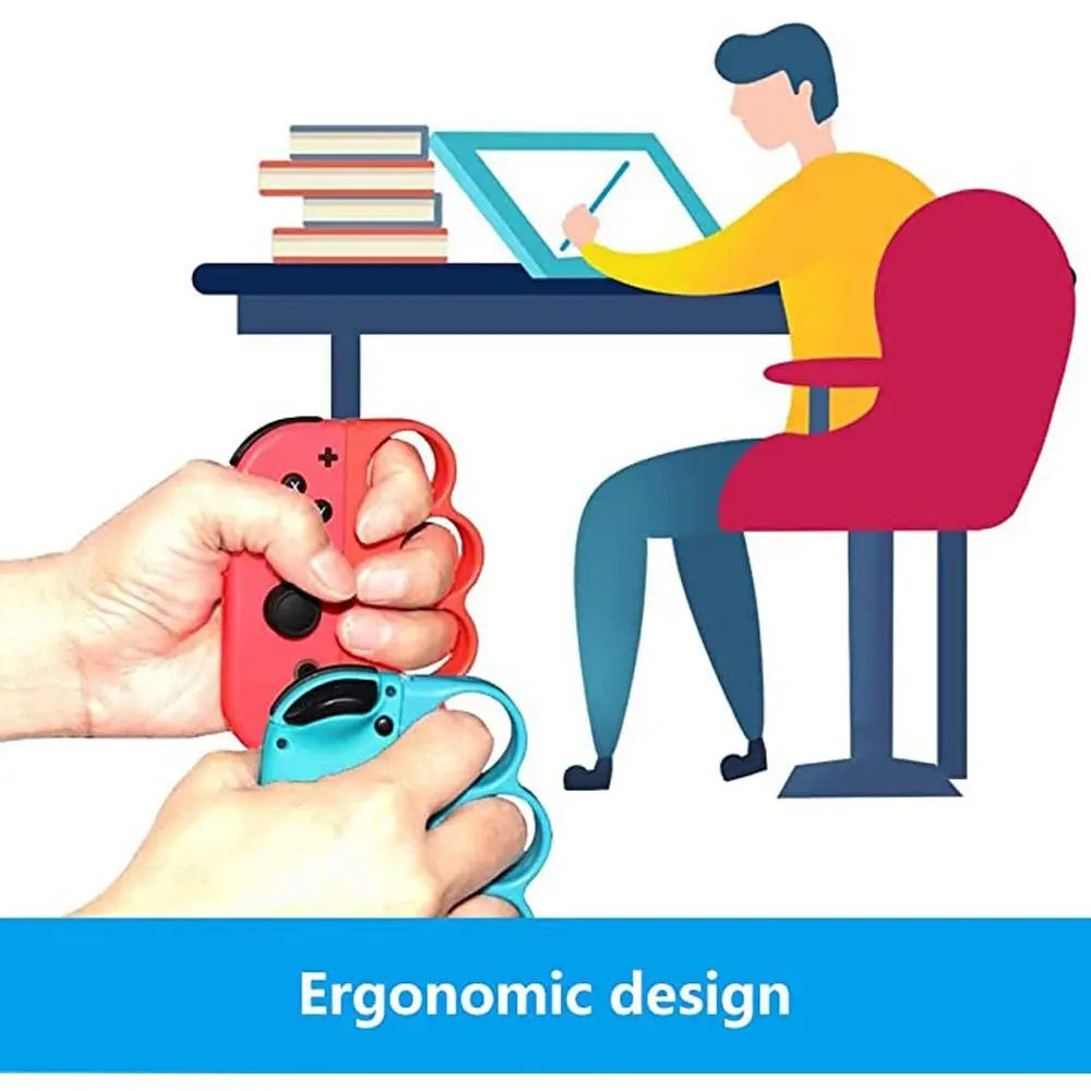 Grips for Fitness Boxing Game, Controller Accessories Compatible with for Nintendo Switch Sports - 2 Pack