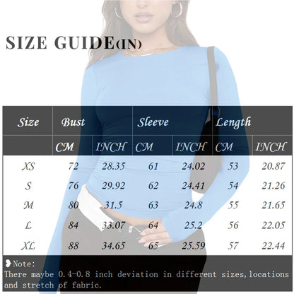 Cotton O Neck Long Sleeve Shirt Women Sexy Cropped Tops 2025 Autumn Black Casual Skinny Slim Basic Woman T Shirts White Clothing