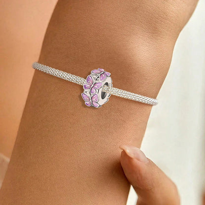 Original 925 Sterling Silver Charms Beads Glowing Luminous Bee Firefly Butterfly Pendant for Bracelet Bangle Charm DIY Jewelry
