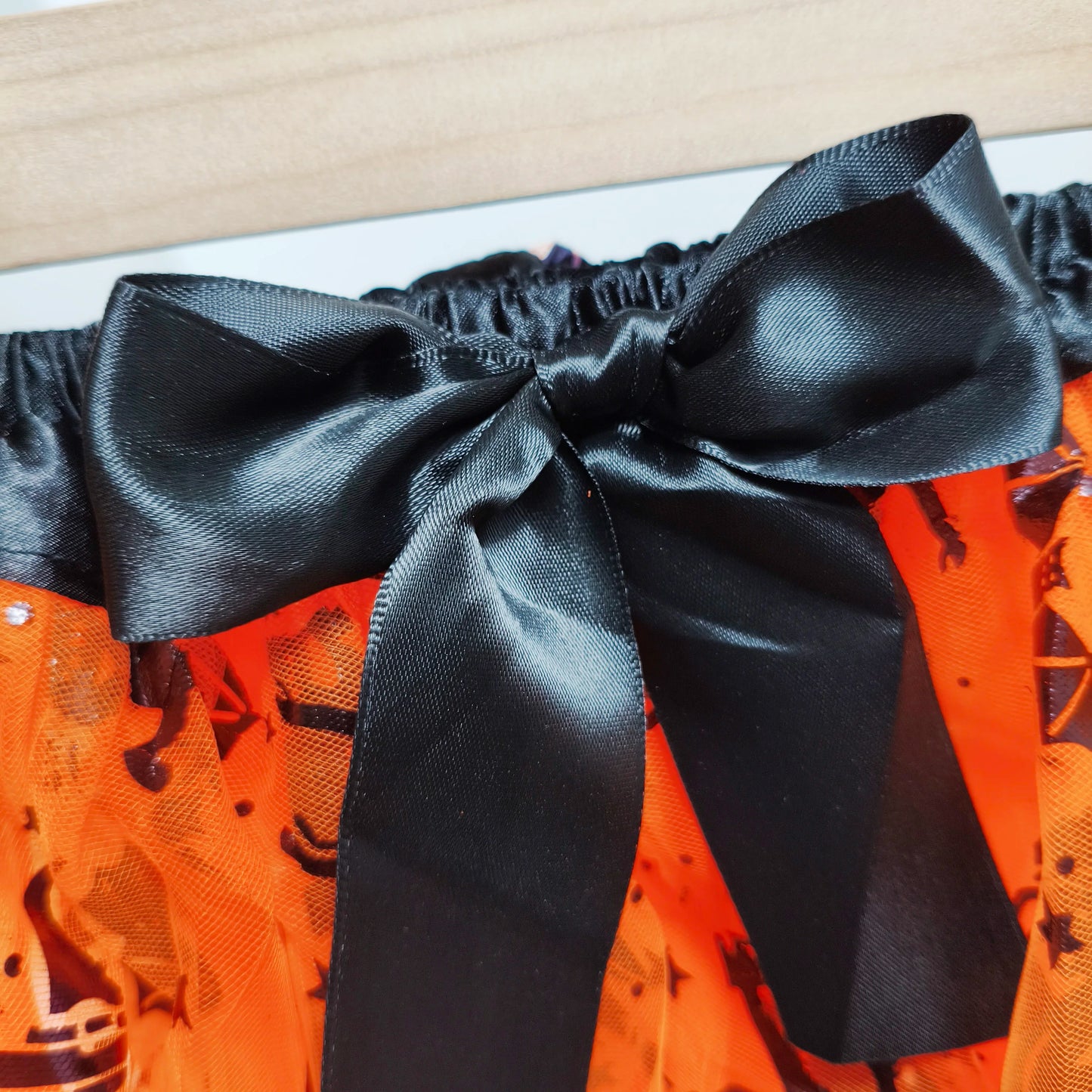 Halloween Adults Women Bat Pumpkin Witch Costume Set Tulle Skirt Hat Broom Skirt 3pcs/set,for Halloween Carnival Party Cosplay