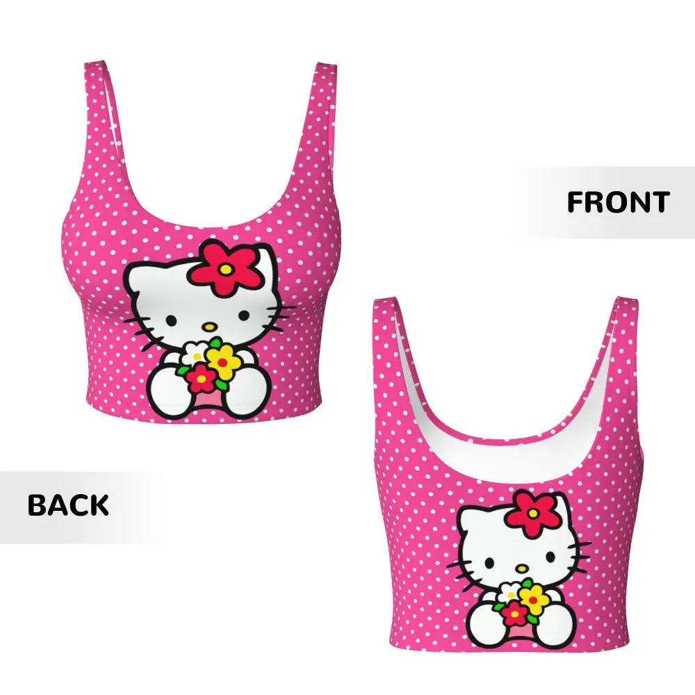 EtherealBe Hello Kitty Sports Bra for Women