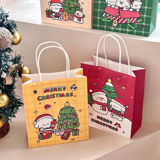 Tengyi Co branded Original Christmas Gift Bag Candy Storage Bag Girl Christmas Handbag Gift Bag