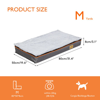 Dog Pet Bed  Large Padded Orthopedic Dog Bed Foam Cushion Pets Pillow Bed with Washable Cover