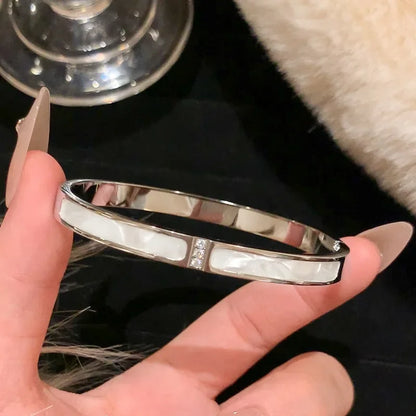 Silver Color Stainless Steel Colorfast Bracelets Skyful Star Bracelet Set for Women Fashion Light Luxury Jewelry Gifts Wholesale