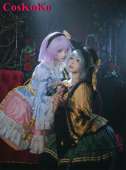 CosKoKo Komeiji Koishi Cosplay Touhou Project Costume Elegant Gorgeous Sweet Formal Dress Halloween Party Role Play Clothing New