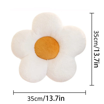 Cushion Flower Circular Shape Cloth With Soft Nap Office Classroom Chair Cushion Couch Pillow Bedroom Floor Winter Thick