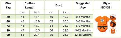 Baby Anime Clothes Newborn Cotton Rompers Training Outfit Infant Kids Halloween Cartoon Cosplay Costume Jumpsuit