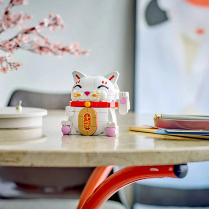 Lego New Year Holiday  40813 Bring in Wealth and Treasure Cat Building Blocks Toy Gift for Children New Year Gift