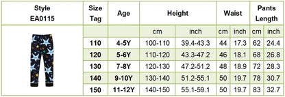 Girls Warm Plush Long Pants for Autumn Spring Cartoon Butterfly Striped Soft Cozy Leggings Fleece-Lined Bottoms Kids Casual Wear