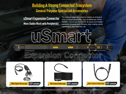 Ulefone Armor Pad 2 Rugged Tablet, 11" 2K, 18600 mAh ,IP68/IP69K Android 13 NFC GPS 4G Tablet Up to16GB +256GB LED Camping light