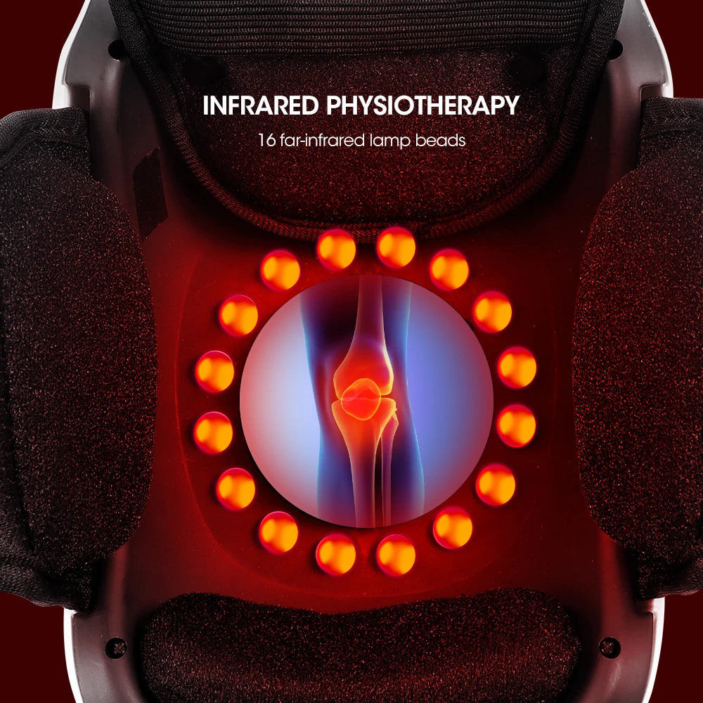 Hot Compress Electric Knee Massagers Relief for Swelling Stiff Joints Stretched Ligament and Muscles Thermostatic Relaxing Joint
