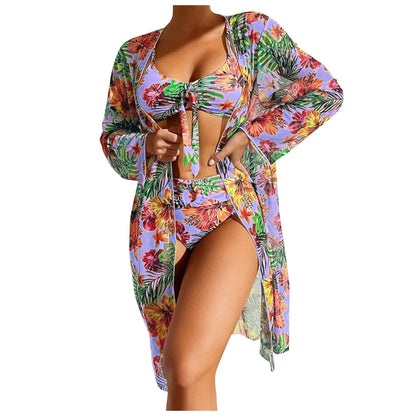 2025 Separate Swimsuits Tankini Set Female Swimwear Sports Beach Wear 3 Piece Bikini Set Cover Up Swimsuit With Shorts 비키니
