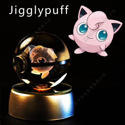 EtherealBe Pokemon 3D Crystal Ball Night Light