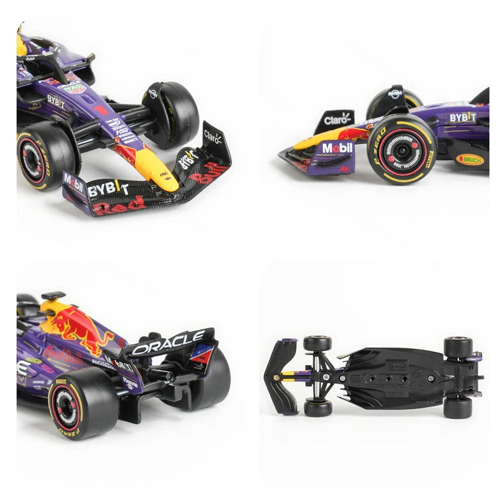 Bburago 1:43 Red Bull F1 Rb19 Las Vegas Miami 1 Verstappen 11 Perez Alloy Scaled Die-Cast Car Model Toys Collection Kid Gift