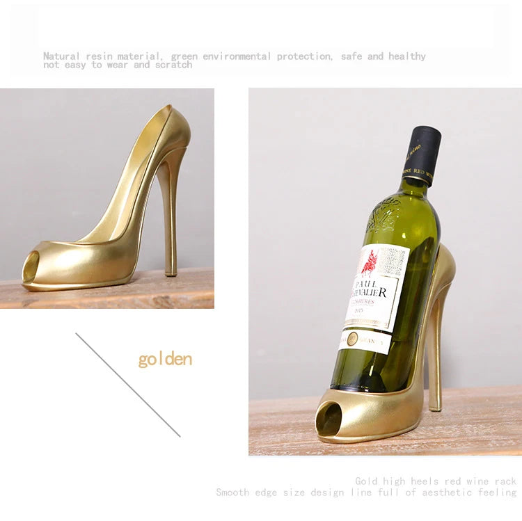 Creative High Heels Wine Rack Ornaments European Wine Rack Home Decoration Ornaments Wine Cabinet Jewelry Wine Rack Crafts