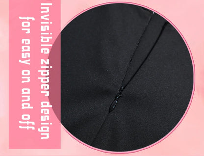 ROLECOS Nun Cosplay Costume Women Uniform Set-Party Halloween Outfit Adult Nun Dress Black Apparel Masquerade Show Costumes
