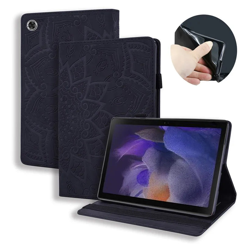 Coque For Samsung Tab A9 Plus 11" Tablet Case Luxury PU Leather Wallet Cover For Galaxy Tab A9+ SM-X210 SM-X215 SM-X216B Funda