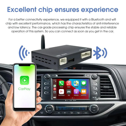 Wireless Carplay Android Auto For Toyota Touch2/Entune2.0 System for Toyota Corolla Camry Auris RAV4 Prius Highlander Car Video