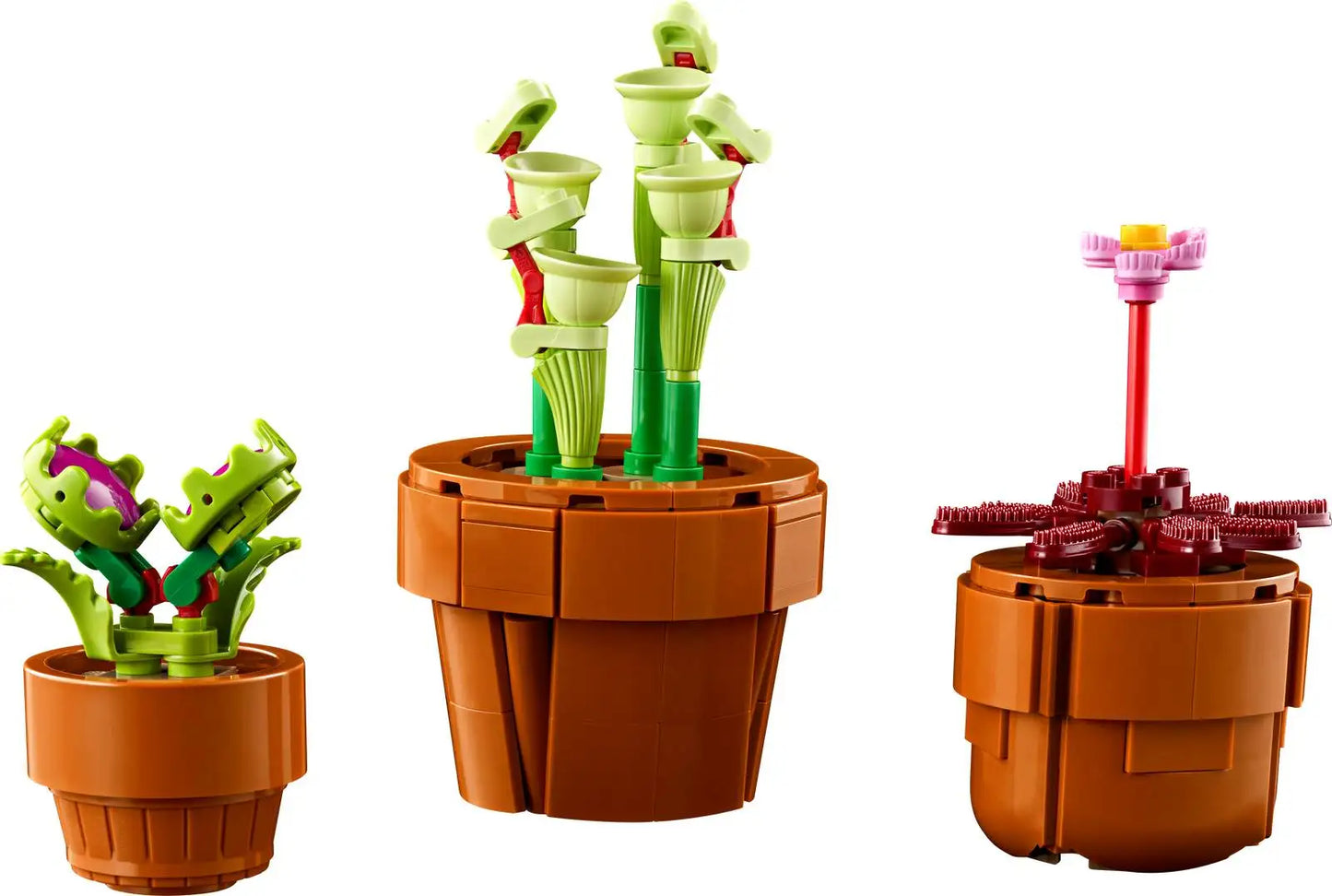 LEGO Icons Tiny Plants Building Set, Cactus Décor Gift for Flower-Lovers, Carnivorous, Tropical and Arid Flora, Botanical 10329