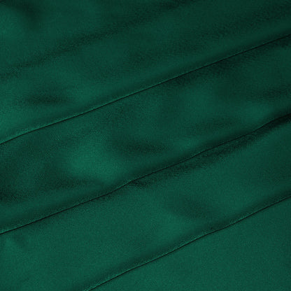 Summer Luxury Sleeveless Silk Satin Long Dress Women Elegant Off Shoulder Celebrity Evening Dress Partywear Lady Trumpet Dress