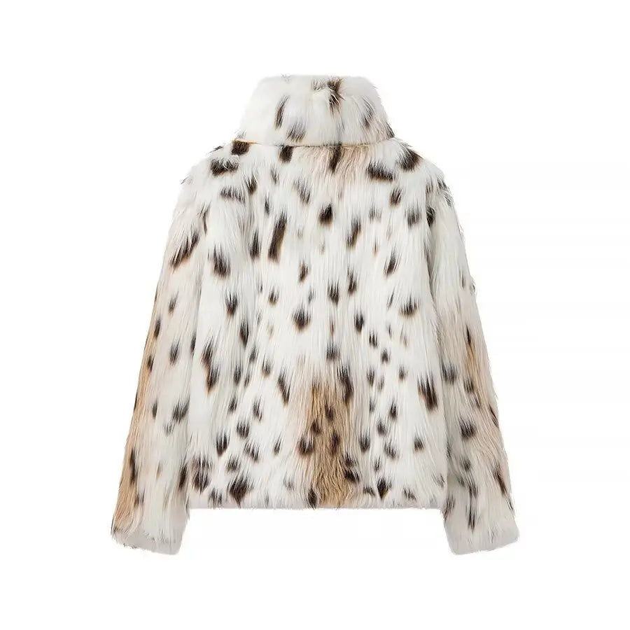 Fashionable Coat Women Winter Jacket Leisure Printed Winter Jackets Women's Clothing Animal Patterns European Ladies Clothes