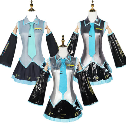 Mikuu Cosplay Costume Carnival Uniform Wig Anime Halloween Costumes Women