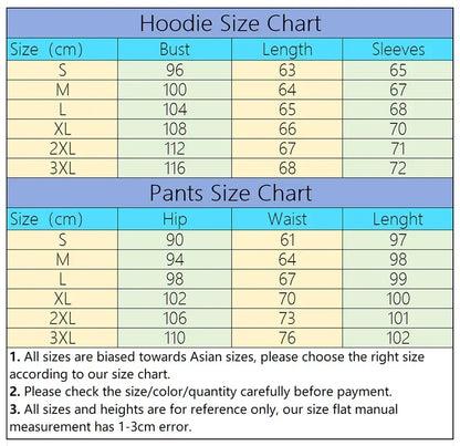 Autumn Winter Fashion Casual Printing Woman Two piece Set Women Tracksuit Outfits Hooded Suit Quality Ladies Daily Jogging Sport