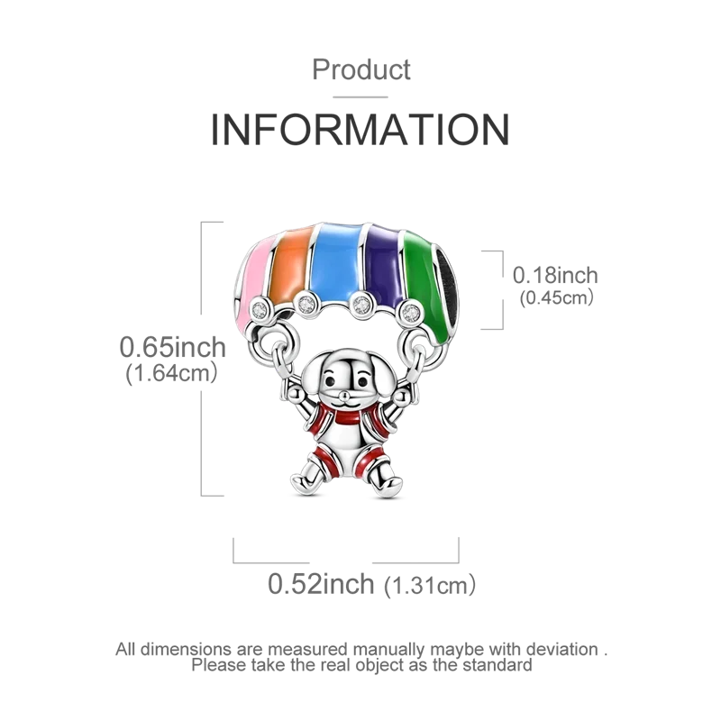 Original Charms Bead 925 Sterling Silver Inlaid Zirconium Animal Paper Crane Snail Pendants Fit Bracelet Jewelry Gift Marking