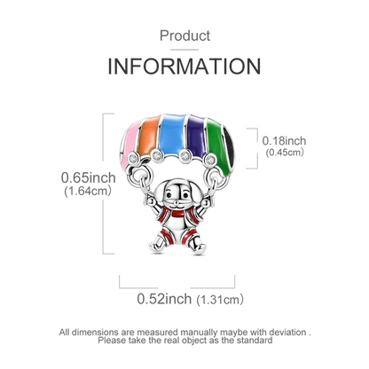 Original Charms Bead 925 Sterling Silver Inlaid Zirconium Animal Paper Crane Snail Pendants Fit Bracelet Jewelry Gift Marking