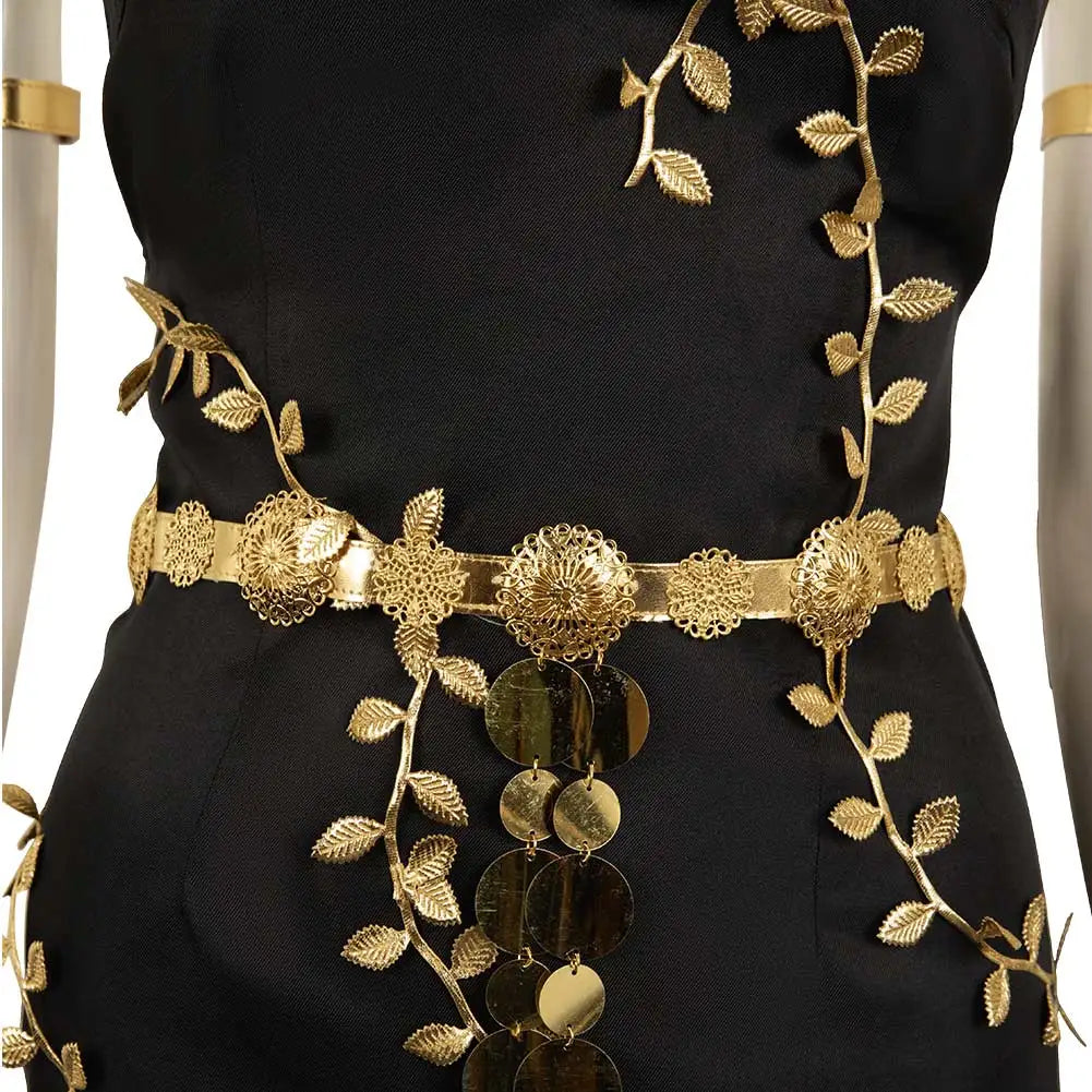 Marika Cosplay Costume Adult Fantasy Women Dress Headband Hair Accessories Belt Outfits Halloween Carnival Party Suit