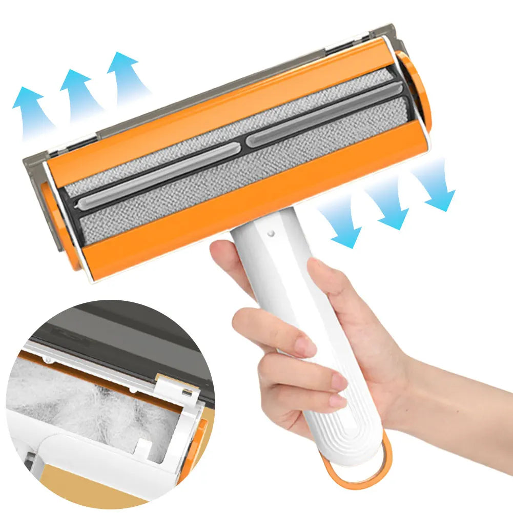 Roller Hair Remover Tool Reusable Pet Hair Remover Brush Portable Pet Hair Removing Tool with Hair Storage Box for Cat Dog Hair